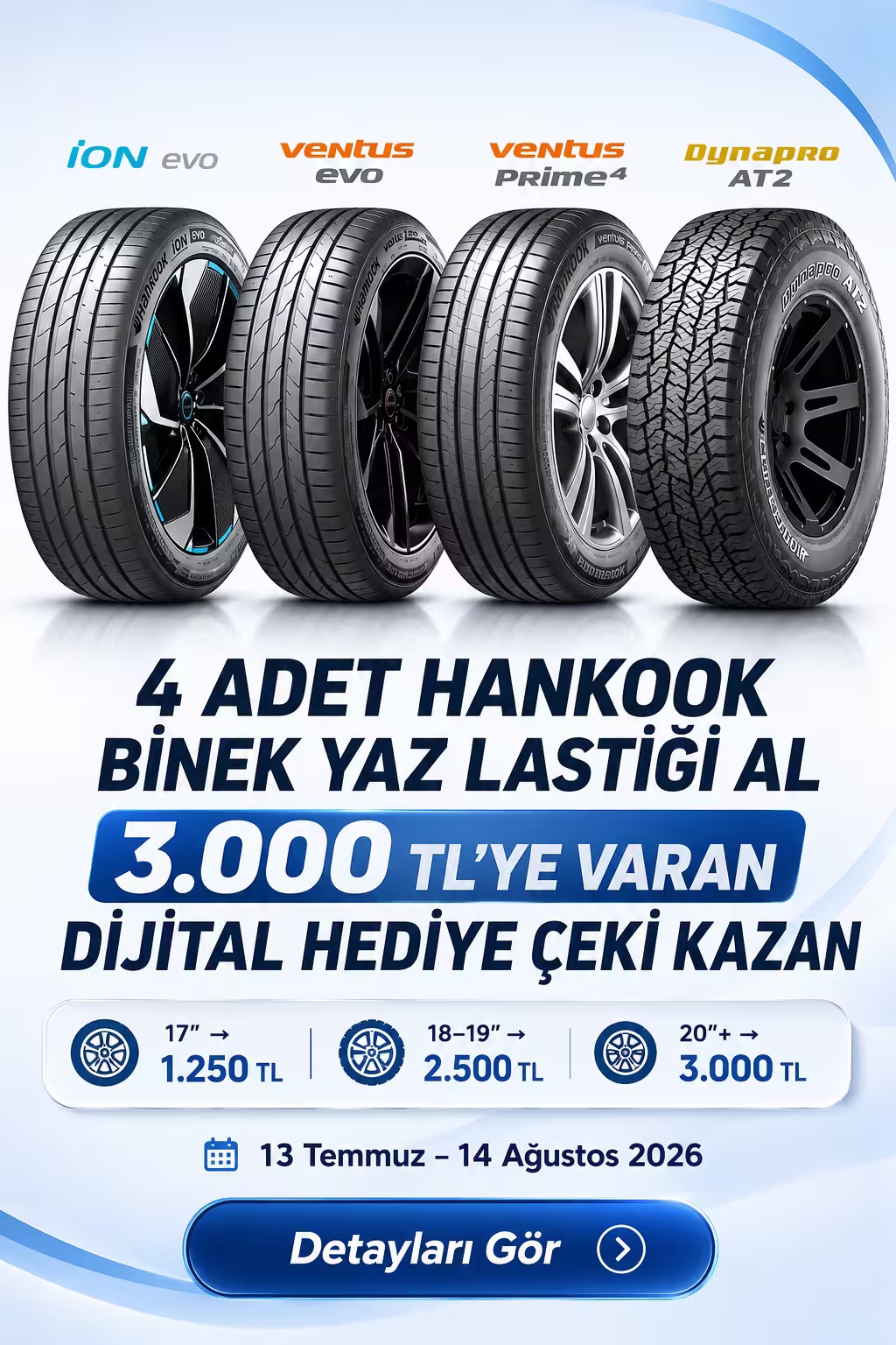 Hankook Yaz Lastiği Kampanyası