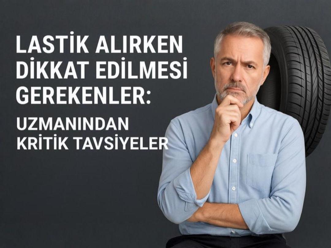 Lastik Alırken Dikkat Edilmesi Gerekenler: Uzmanından Kritik Tavsiyeler