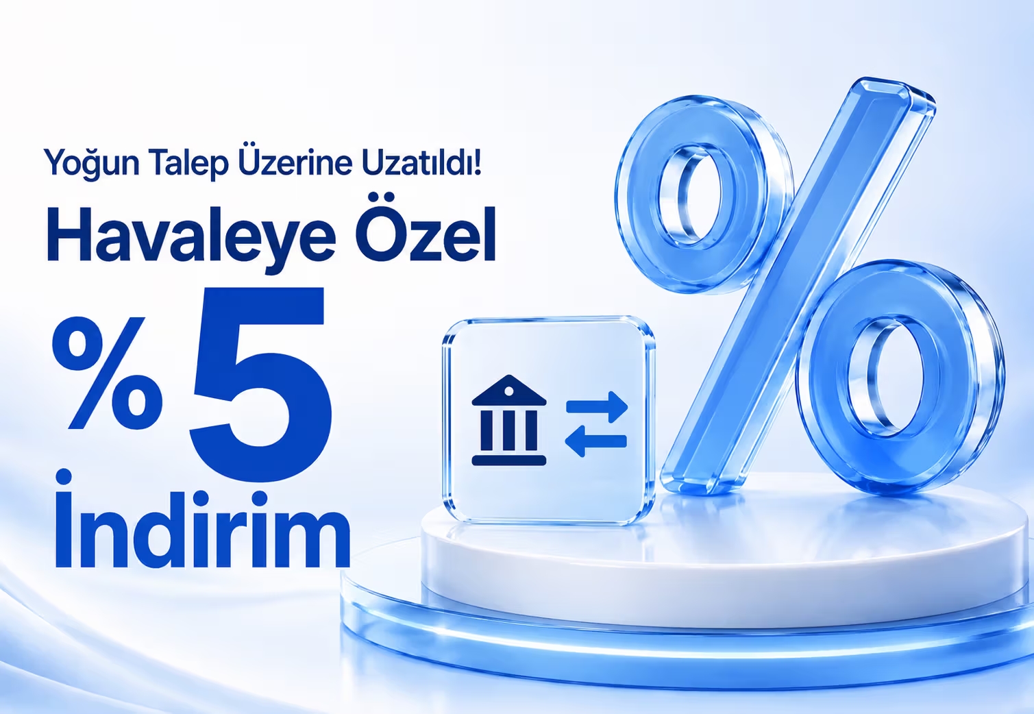 %5 Havale İndirimi